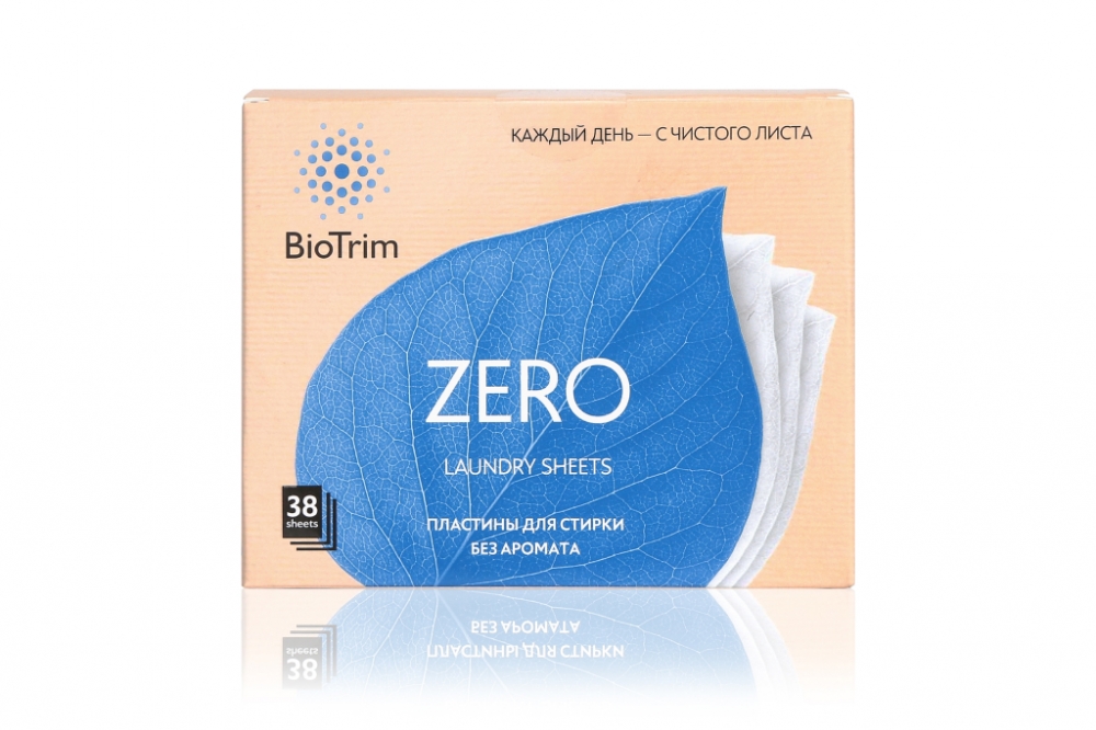 BioTrim пластины для стирки ZERO, 38 шт.